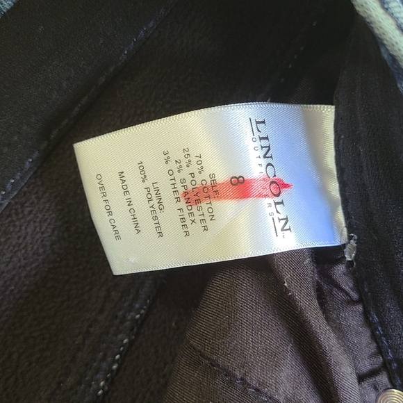 Lincoln Outfitters Fleece Lined Winter Denim Bootcut Size 8 Mid Rise Jeans - Picture 7 of 10